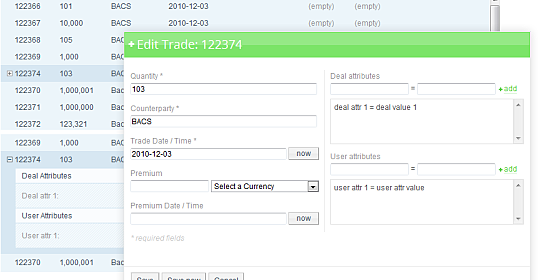 Trade Data Management - OpenGamma